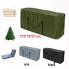 Black Outdoor Cushion Storage Bag - 210D Oxford Cloth