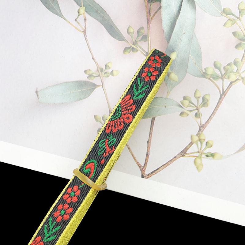1cm Ethnic Embroidery Lace Trim for Dance Costume and Clothing Accessories