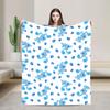 Soft Warm Blanket Airplane Travel Blue's Clues Collage Throw Blanket Cartoon Flannel Bedspread For Couch Chair Sofa Bed Sofa Bed
