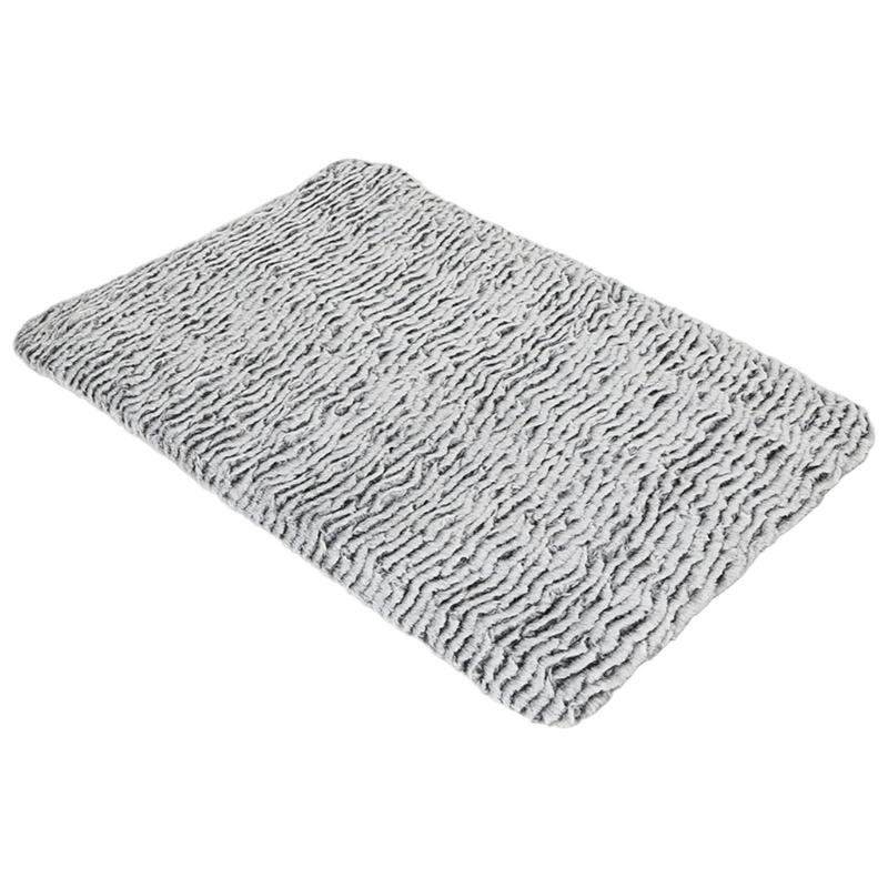 Washable Pet Warming Pad, Reflective Aluminum Film, Soft Textured Fabric and Traction Backing for Indoor Dog Lounging