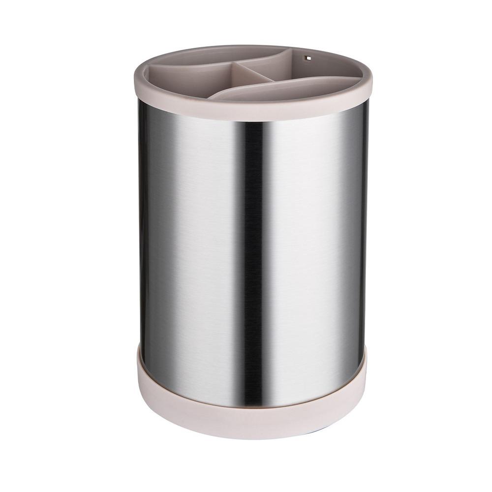 

Waterproof 360° Rotation Utensil Holder Large Capacity Cutlery Storage Rack for Home