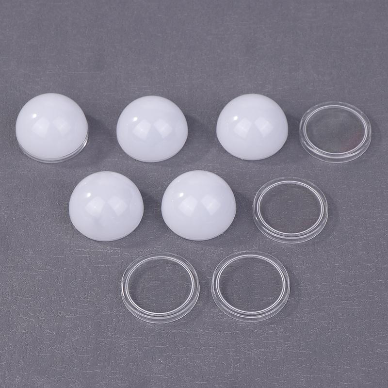 5Pcs Led Plastic Half-Bulb Bulb Makeup Mirror Bulb Plastic/Aluminum Base Shell Home Ceiling Restaurant Light Mirror Front Light