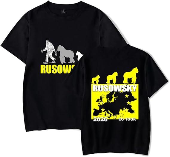 Merch Rusowsky Europa Tour 2026 Short Sleeve Unisex Classic TShirt S