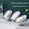 Soap Dish with Suction Cup - Non-Draining, Slanted Bathroom Vanity Storage