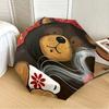 1PC Tea Bear Automatic Folding Umbrella - Compact 8-Rib Design, Durable Plastic & Iron, Lightweight for Outdoor Daily Use, Festive Gift092