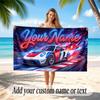Fantasy Magie Thema Weiches Strandtuch Personalisierbares Benutzerdefiniertes Namens-Text-Handtuch Tragbar für Strand Pool Reisen