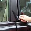 For Land Rover Discovery 2 1998-2003 PVC Black Car Window Center Pillar Trim Strips Decorative Sticker Car Accessories