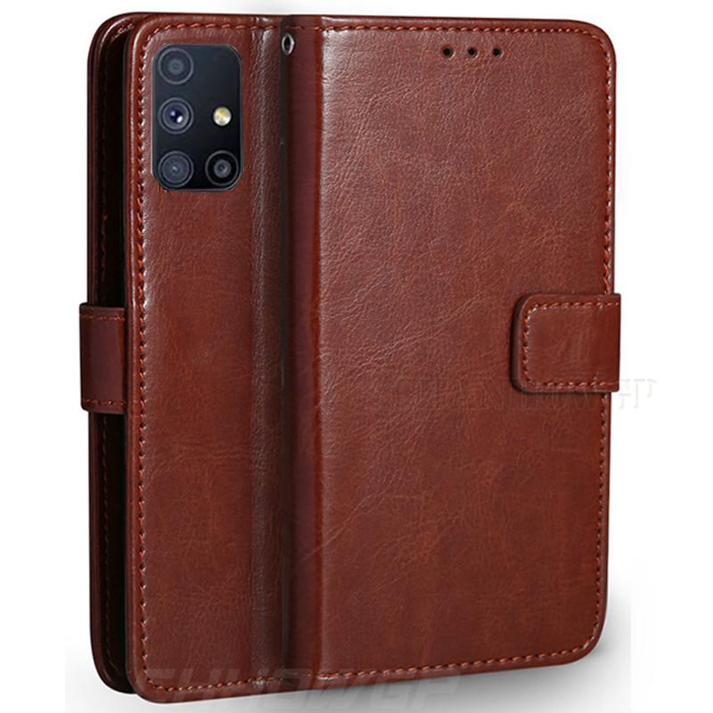 For Samsung Galaxy M51 Case Leather Flip Wallet Phone Cases For Samsung M51 M 51 6.7" SM-M515F/DSN Magnetic Stand Soft Silicone Back Book Cover Coque
