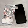 Tide brand graffiti English matte protective case Magnetic suction Apple 17 mobile phone case iPhone16promax wireless charging