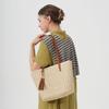 New Tassel Woven Bag, One Shoulder Vegetable Basket Woven Bag, Women's Bag, Large Capacity Hand-held Tote Bag, Vacation Beach Bag