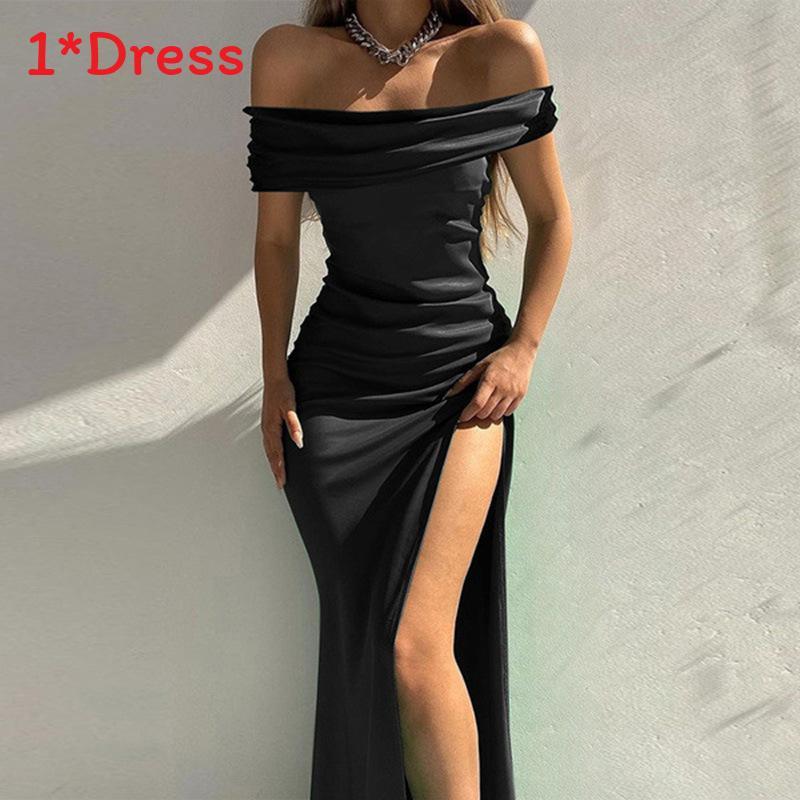 Elegant Sleeveless Pencil Dress With Spliced Piping For Summer Office Wear