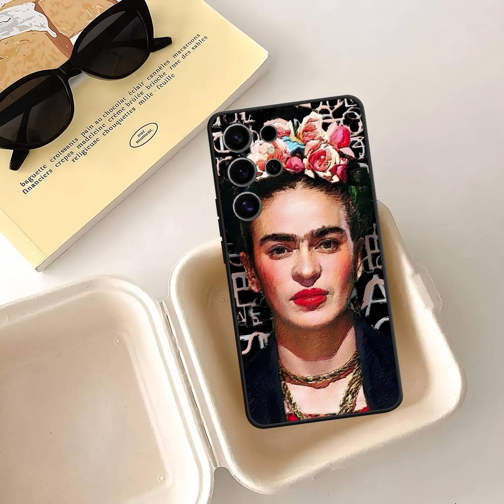 Fashion F-Frida K-KahlosS Case For Samsung Galaxy Case S25 S23 S22 S21 S30 S20 S10 Ultra Plus FE TPU Soft Cover