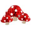 Creative Mushroom HoneycombBall 3D HangingOrnament for Indoor PartiesForest Theme Birthday Wedding Decor Jungle Wonderland Setup