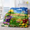 Teletubbies Customize Your Name Blanket Gift Customizable Blanket Soft & Cozy Great for Picnics Office Chair Seaside Nap Four Seasons Multipurpose
