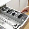 Kitchen Cutlery Storage Box Knife Classification Bin Fork Separation Bins Spoon Drawer Divided Boxes Home Kitchen Accessories