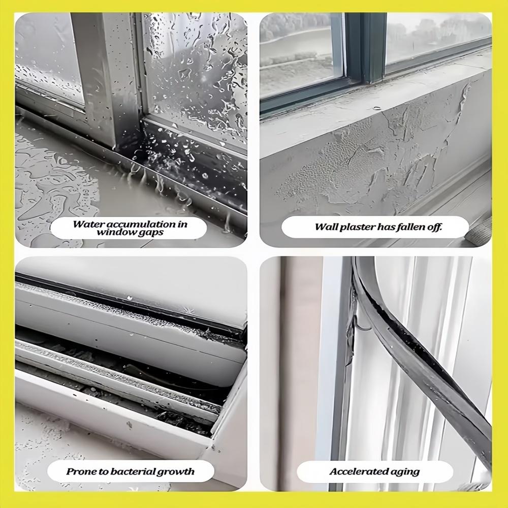 1pc 43mm/50mm Universal Self Adhesive Window Door Seal Strip Draft Excluder Rubber Weatherstrip Sound Insulation Windproof