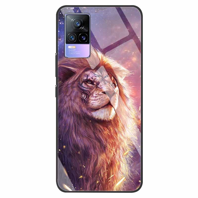 For VivoV21 5G Tempered Glass Case for Vivo V21 5G Soft Bumper Hard Funda For Vivo X60 Pro Global Phone Case X60 5G 2021 Cover