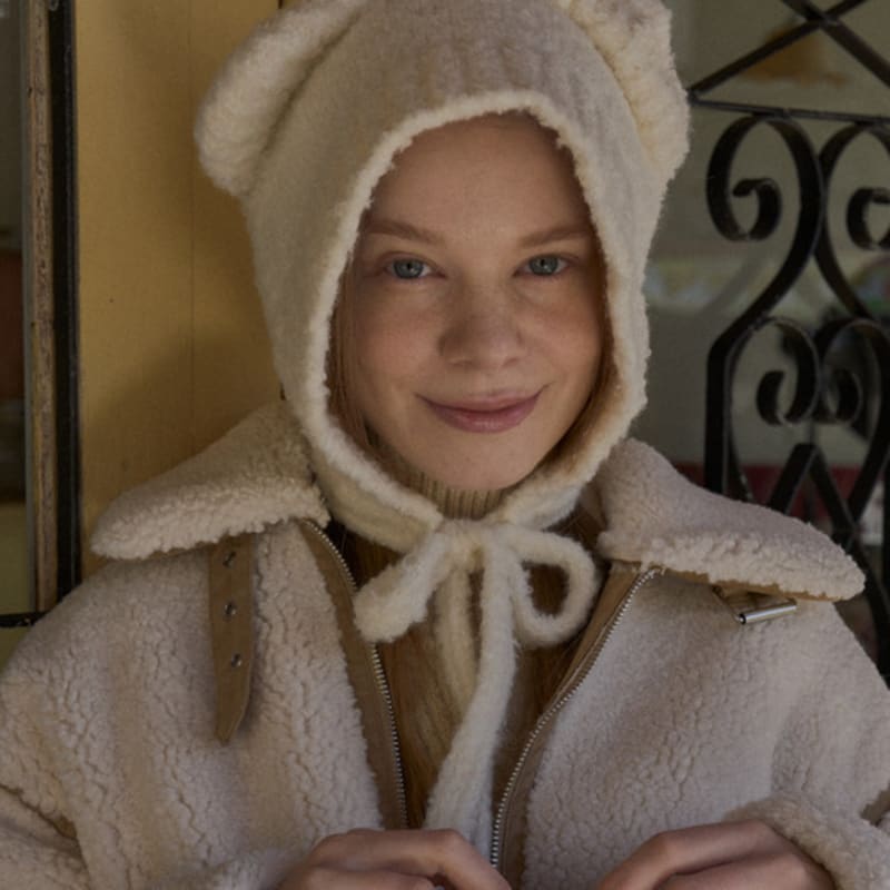 

Шапочка Мишка Раджу_3 цвета Gray Gray