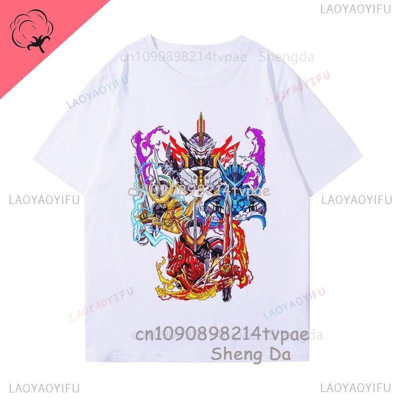 Camiseta Kaunisex Rider T Shirt Unisex Unisex Casual Cotton Crewneck Anime Print Unisexga Camisa Clothing Otaku Streetwear Anime Shirt