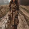2025ins Women's European & American Double-Breasted Western Trench Coat - Autumn & Winter