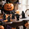 50 Pcs Figurines Resin  Figures Black Summer Decor Resin Animals For Halloween Scene Decor