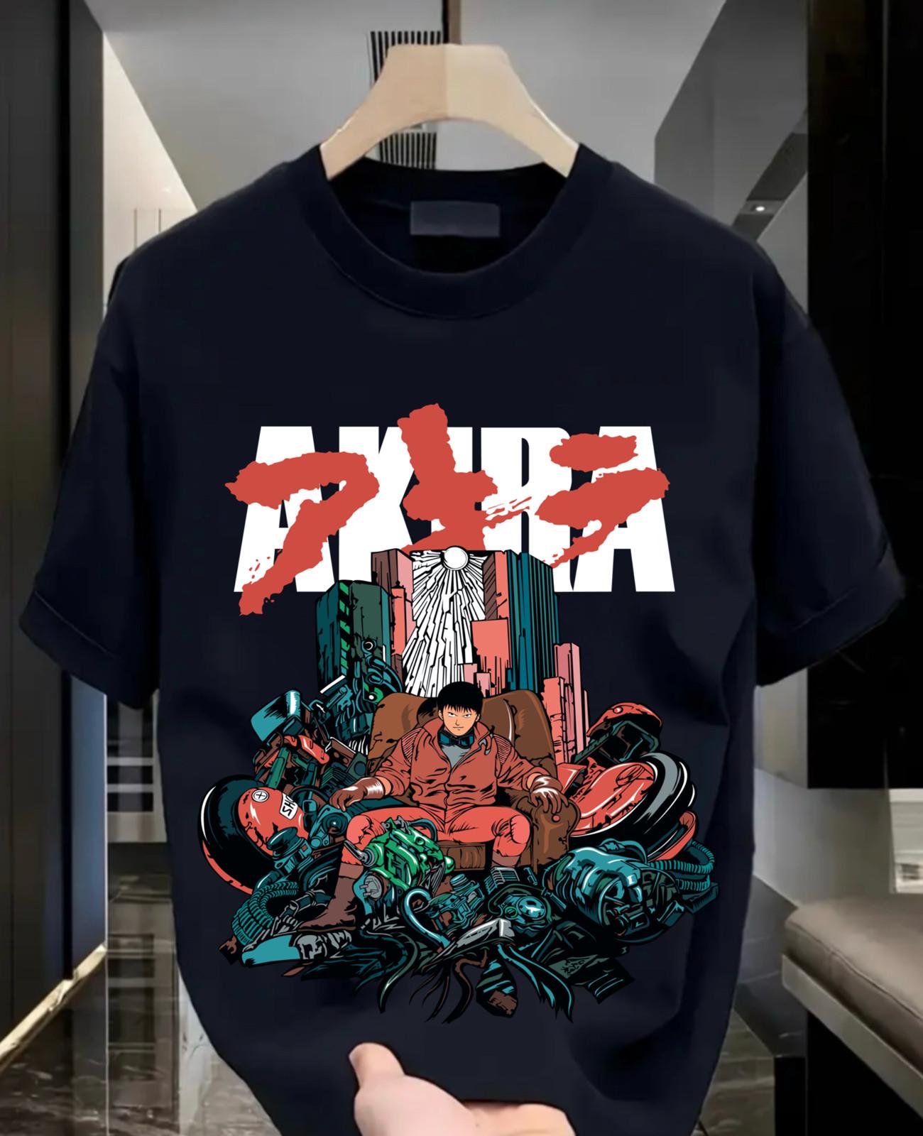 Футболка AKIRA Манга Аниме Канеда Тэцуо Кацухиро Отомо Нео Токио Футболка Все Размеры XXXXL
