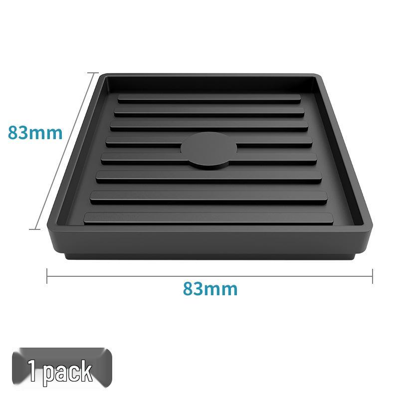 Black Rubber Anti-Slip Wheel Pad for Furniture, Chairs, and Baby Cribs