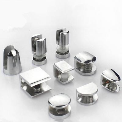 4 יחידות אבקת אבץ מחזיק קליפס זכוכית תושבת תמיכה למדף עץ קליפס אביזרי חומרה לרהיטים כלי יד