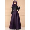 Blízký východ Ramadan Retro Elegantní Šaty Abaya Kaftan Styl Krajka Dlouhý Rukáv Muslimské Dubajské Ženy Elegantní Větší Velikost Turecko Islámské Oblečení S-5XL