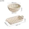 Weave Ceramic Fruit Tray Fruit Basket Nut Fruit Bowl Living Room Coffee Tables Candy Snack Storage Tray Kitchen Tableware
