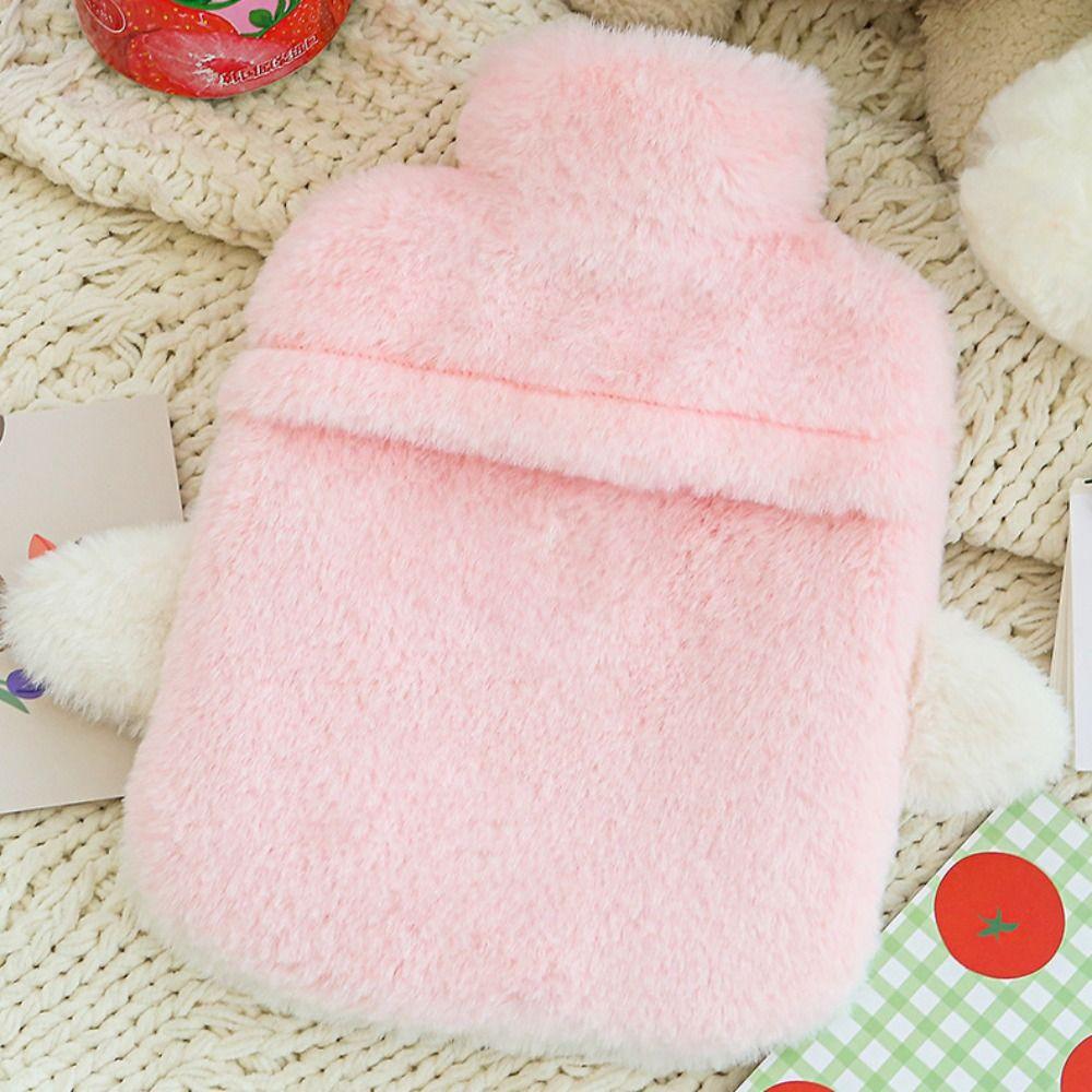Leak-proof Cartoon Warm Water Bag Removable Water-filling Bottle Soft Hot Water Bag  Gifts