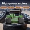 Cigarette Lighter Precision Pointer 50 Rotor Double Pump Cylinder Air Compressor Car Tire Portable Heavy Duty Tire Led Light 12v
