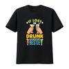 Bei Verlust oder Trunkenheit bitte zurück zu Bestie Lustiges Partner-T-Shirt Beste Freunde Trinkendes Paar Kleidung Coole Partygruppe vintage