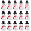 30pcs Small Resin Christmas Decoration Santa Claus Snowman Tree Landscape Model DIY Garden Figurines Home Xmas Party Favors