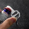 Keychain Bottle Opener Multi Tool, 6-in-1Keychain Pocket Tool for Bottle Opener, Screwdriver, Ruler, Wrench, Bit Driver