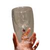 Shangqi Gilded Christmas Tree Double-Wall Glass Cup