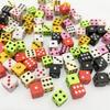 300pcs 8mm Six-Sided Dice Set White Black Green Colors Bulk RPG Dice for Tabletop Games D&D Casino Nights and Party Favors JXB