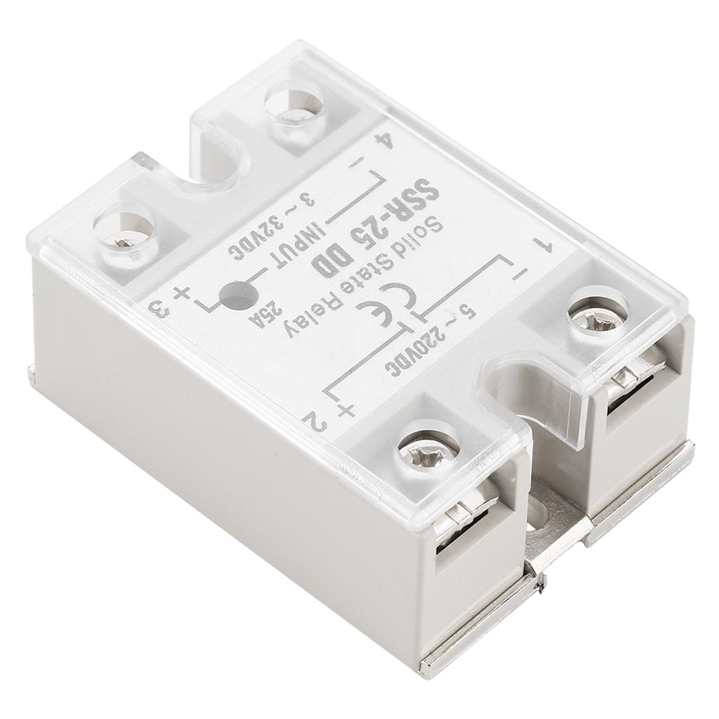 SSR 25 DD 25A 5 220VDC Solid State Relay For Industrial Automation Process