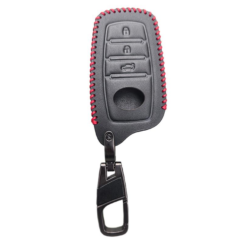 Leather Car Key Cover Case For Toyota Tacoma Fortuner Corolla Venza Grand Highlander Rav4 Xse Prime Land Cruiser Hilux