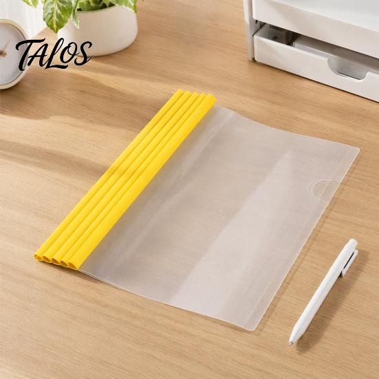 Document Folder 10 Pcs Report Folders with Clear Cover And Sliding Bar, A4 Holder Letter Size Covers, Presentation Binder for School Business File