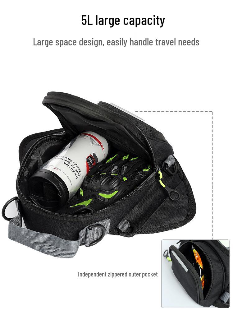 2024 Multi-functional Motorcycle Tank Bag: Universal Fit for Riders, Outdoor & Navigation Use