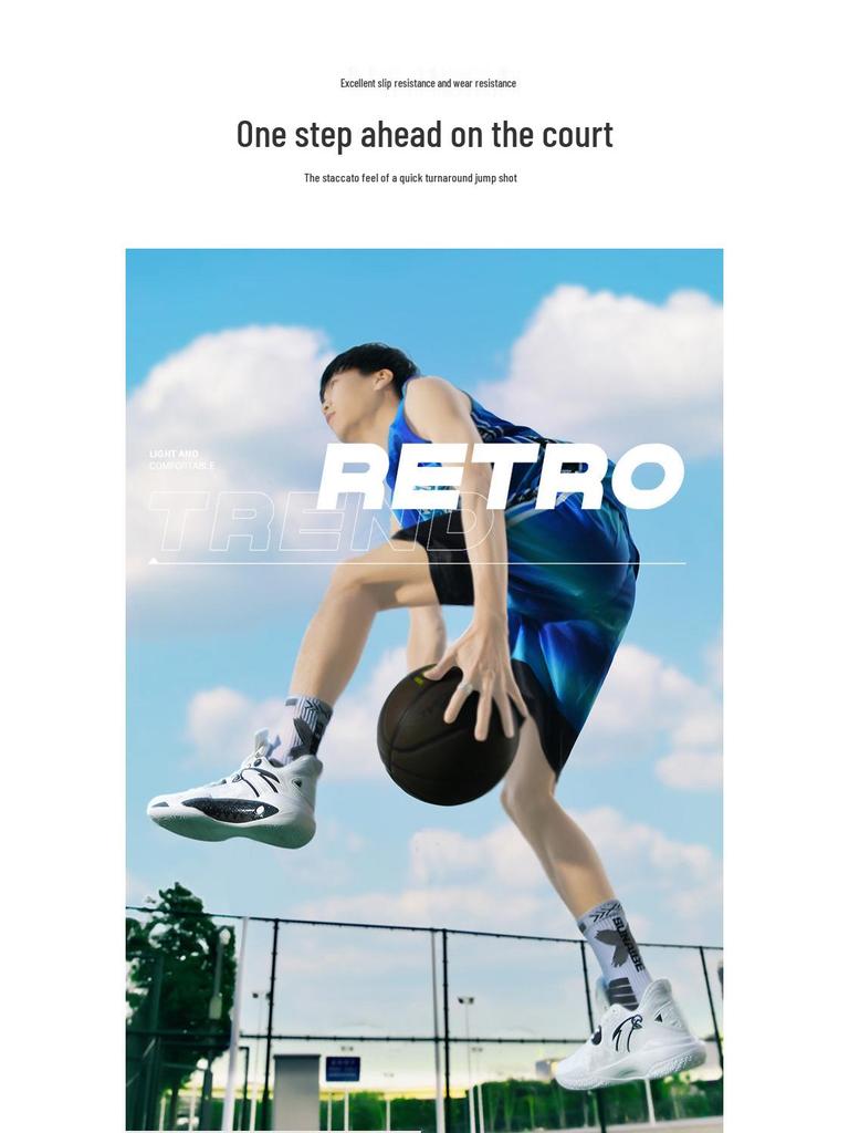 Cross-border Sound Crazy Tide 5 Mid-top Basketball Shoes for Men and Teens