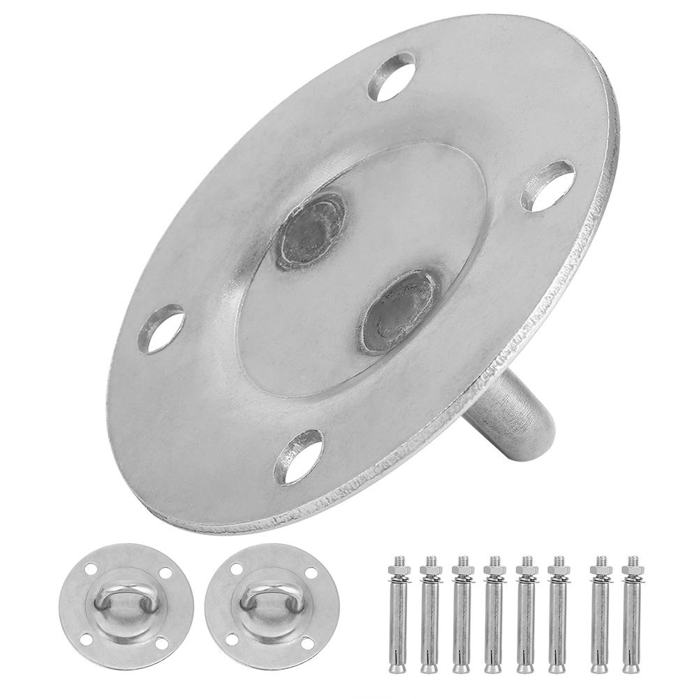Stainless Steel Mount Anchor & Bolts Ceiling Buckle Hook Fixed Disc for Yoga Hammock