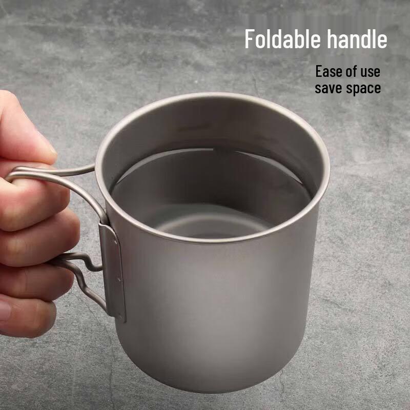 Portable Outdoor Titanium Camping Mug