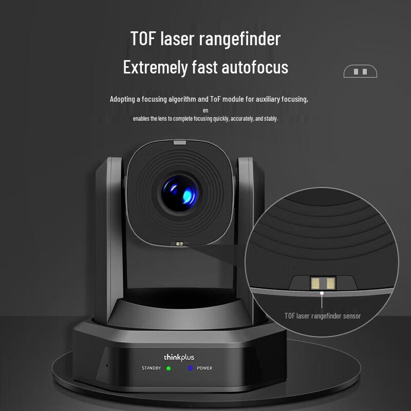 Lenovo thinkplus YT-HD18W 1080P AI Tracking PTZ Conference Camera (CN version)