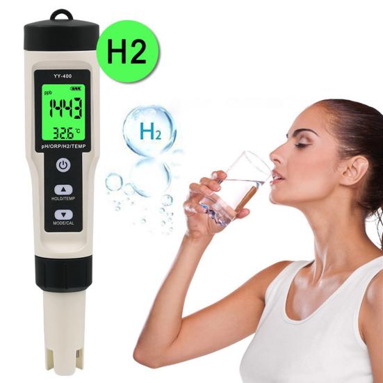 PH Meter Digital Water Quality Tester High Accuracy Waterproof Battery Powered Portable