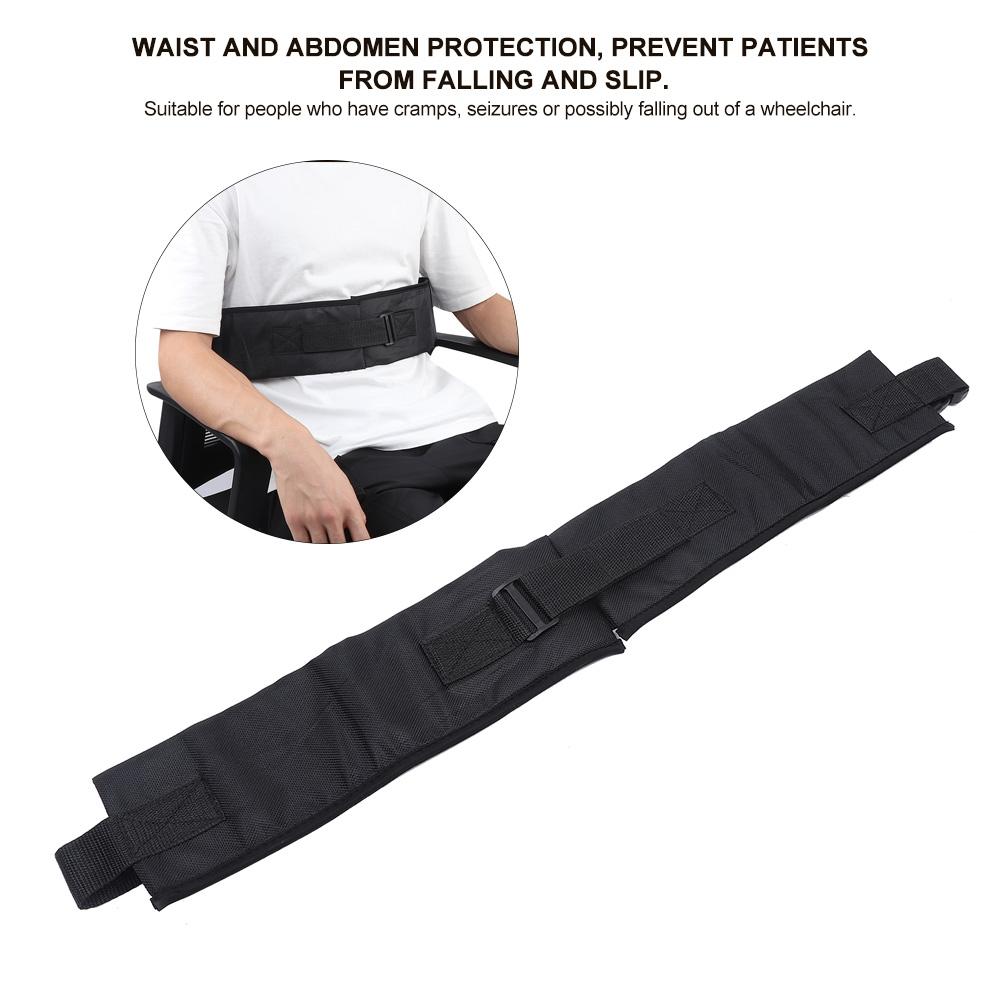 Front Detachable Wheelchair Protective Belt Restraints Straps Widen Safety Harness