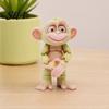 Cartoon Style Animal Collectible 3D Printed Articulated Monkey Figurine, Multi-Color Model with Mini Desktop Ornament Movable Joints, Stress