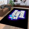 Grand Theft Auto game logo printed flannel rug, non-slip, suitable for bedroom, living room, and children's room decoration