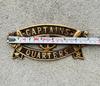 Brass Captain’s Quarters Sign | Nautical Decor | Man Cave Gift | She Shed Sign | Enby Enclave | Maritime Wall Plaque